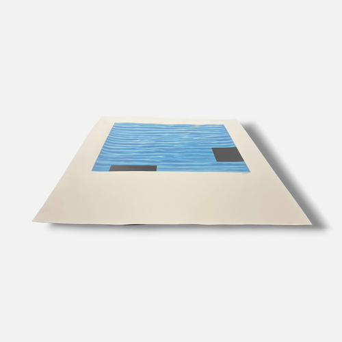 Antonio Alcázar "Mar Azul" 2004 Limited Signed Fine Wall Art Print 120 x 90 cm