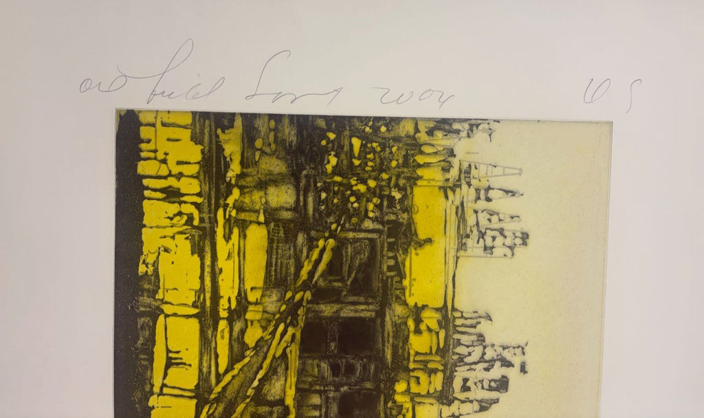 Donald Sultan "Oil Fields, September 2004" 2005 Limited Signed Art, 58L x 68W cm