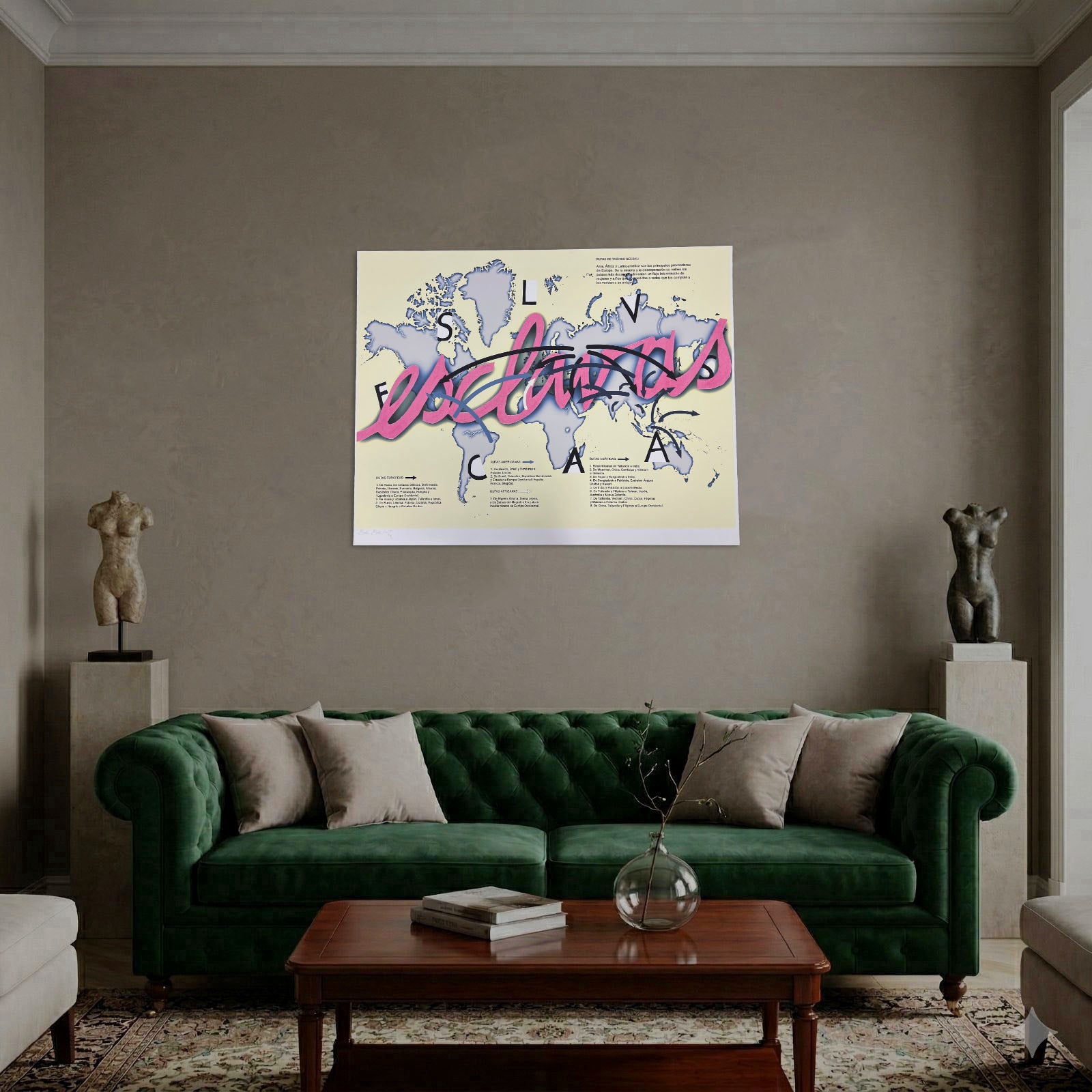 Eva Lootz "Serie Migraciones II" 2004 Limited Signed Fine Wall Art