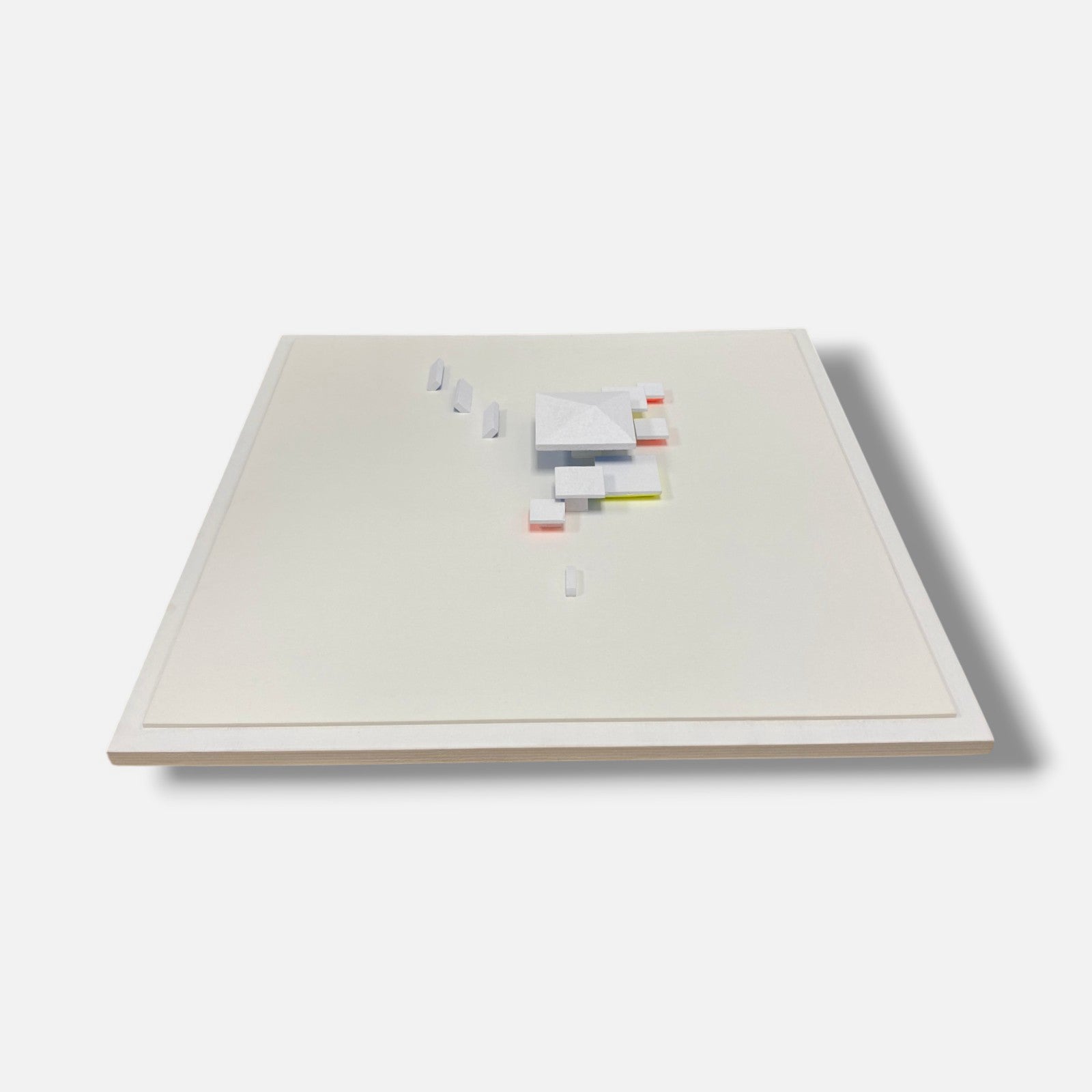 Luis Tomasello "Atmósfera Cromoplástica II" Signed Fine Wall Art | 16.9 x 16.9"