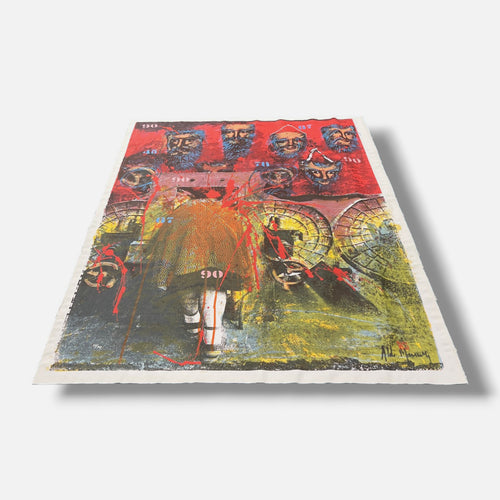 Aldo Menendez "Compro Cabezas y Le Cogio Miedo" Limited Signed Fine Wall Art