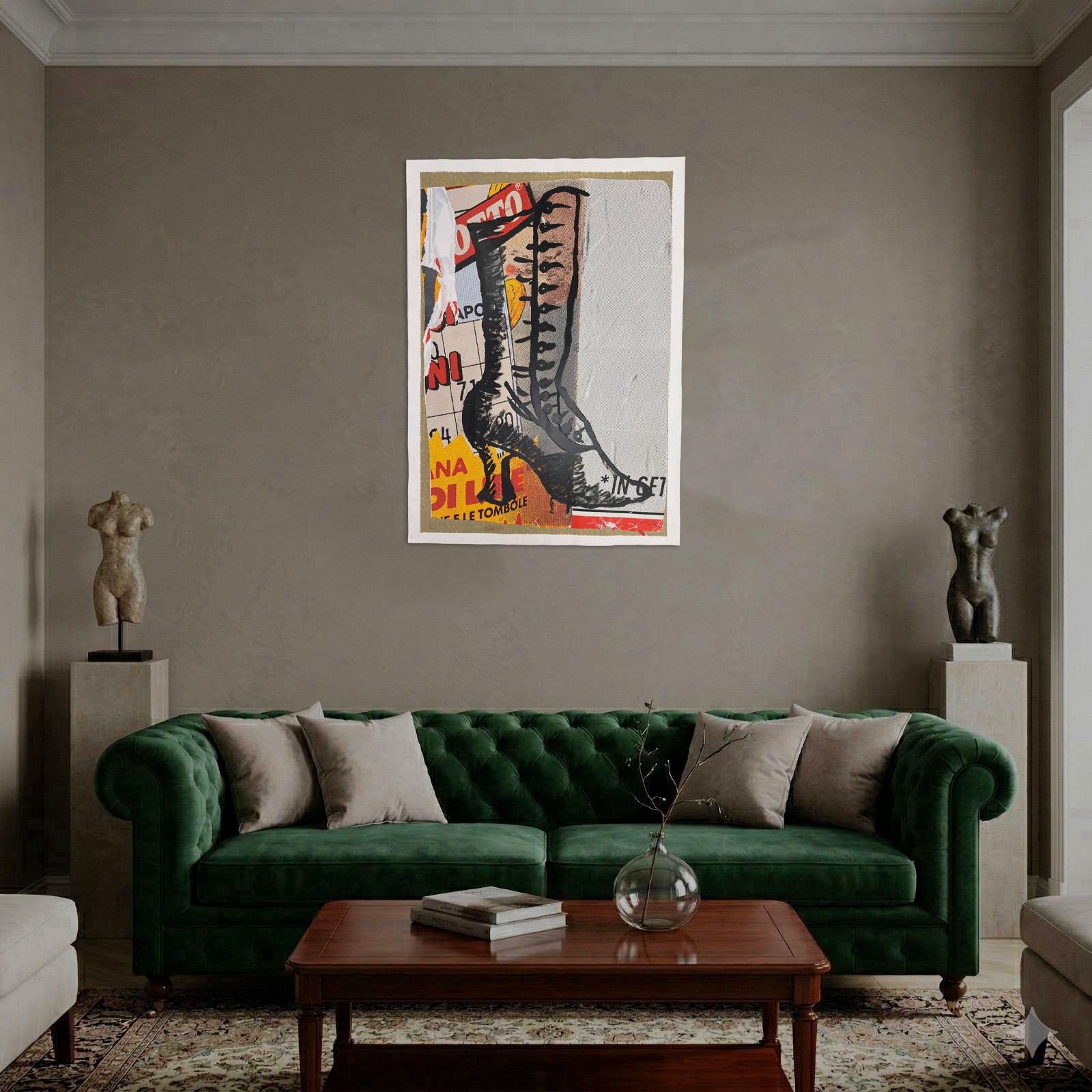 Mimmo Rotella "Lotto" 2002, Limited Signed Fine Wall Art | 106 x 76 cm