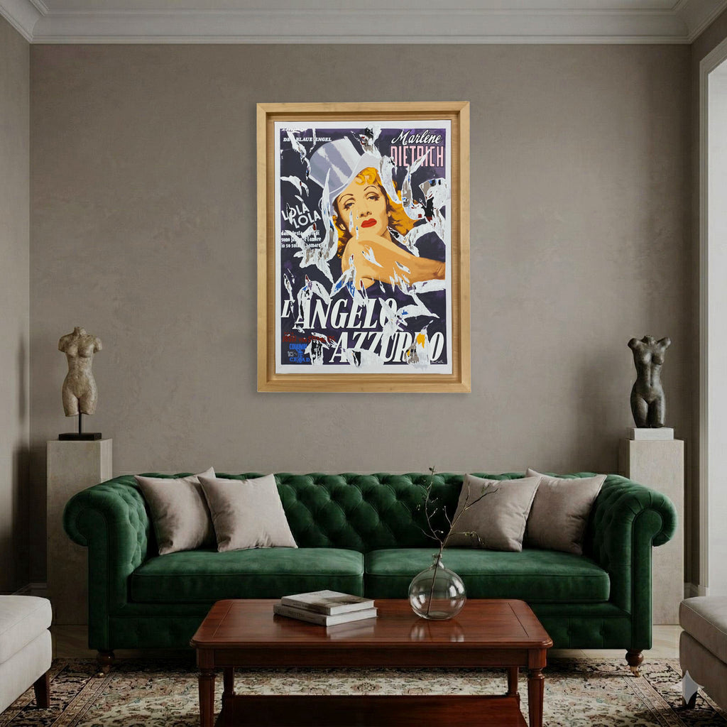 Mimmo Rotella "Lola Lola" 2002 Limited Signed Fine Wall Art | 106 x 76 cm