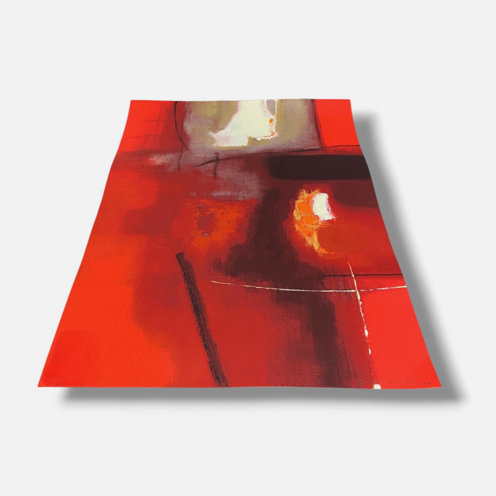 José Luis Bustamante "Imagenes Del Fuego III" 2006 Limited Signed Wall Art Print