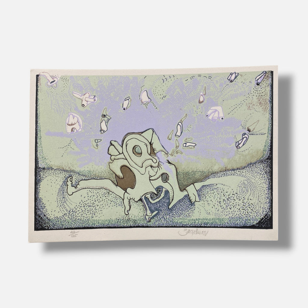 Julio Zachrisson Acebedo "Verde Agua" Fine Art Print | 35 x 25 cm