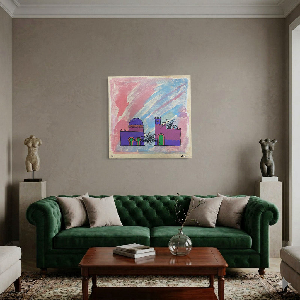 José Alberto López Sánchez "Palacio De Primavera" Fine Wall Art | 20 x 20" in