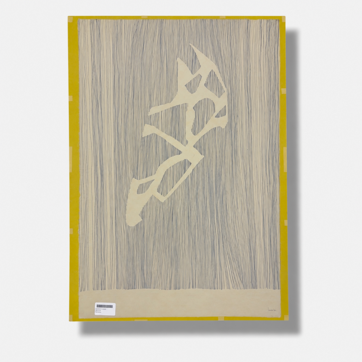 Laura Lio "Ala 2 (blanca)" 2003 Limited Signed Unframed Fine Wall Art 98Lx65W cm
