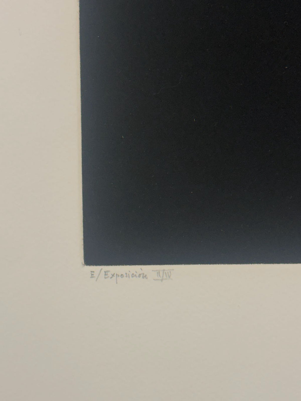 Jose Hernandez Muñoz "Sombra II" P.E. 2004 Signed Limited Fine Wall Art 50x65 cm