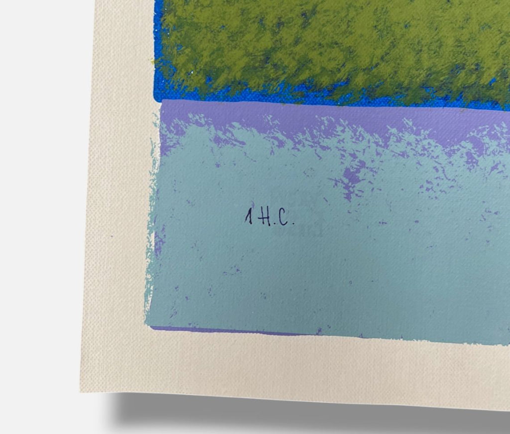 Nélida López Martínez "Las Hojas y La Y" H.C. Limited Signed Wall Art