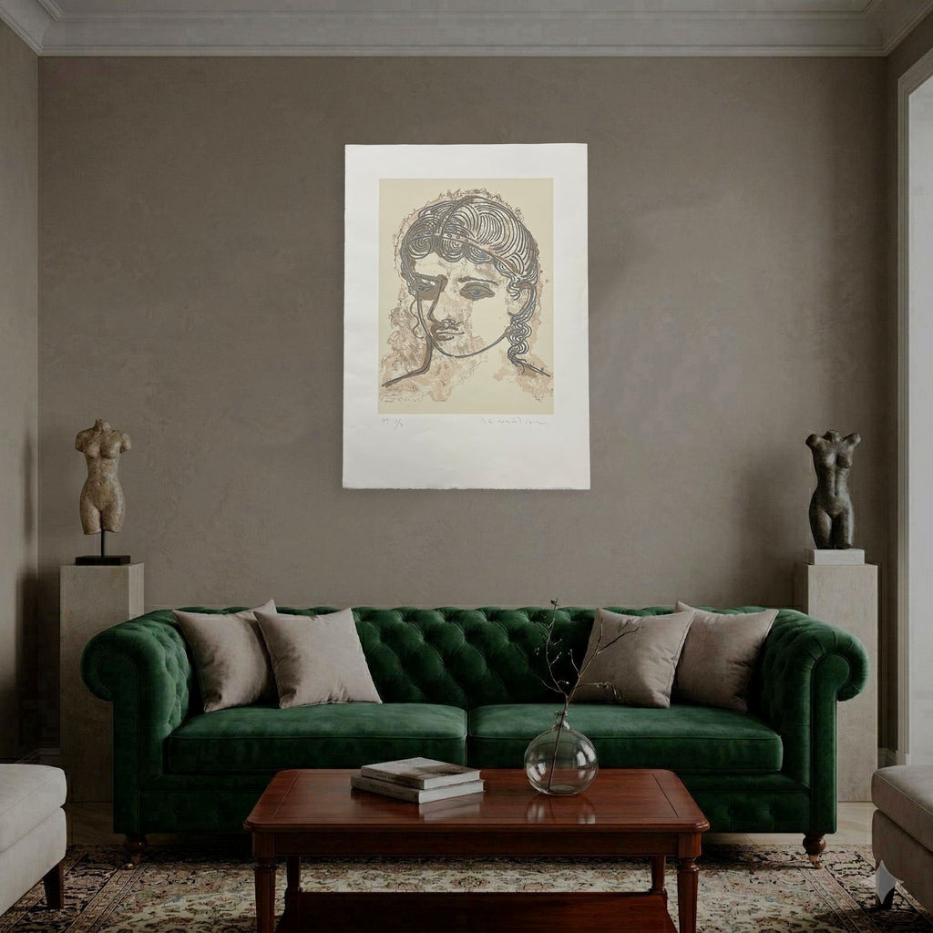 Joan Bennàssar "Norma" P.T. 2001 Limited Signed Wall Art Print, 105 x 75 cm