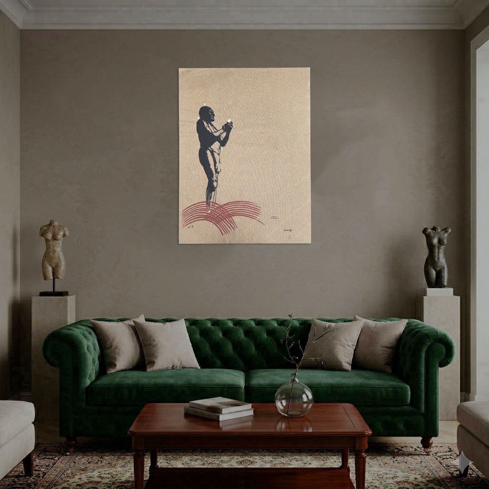 Santiago Rodríguez Olazábal "Ase o el Poder" P.T. Limited Signed Fine Wall Art