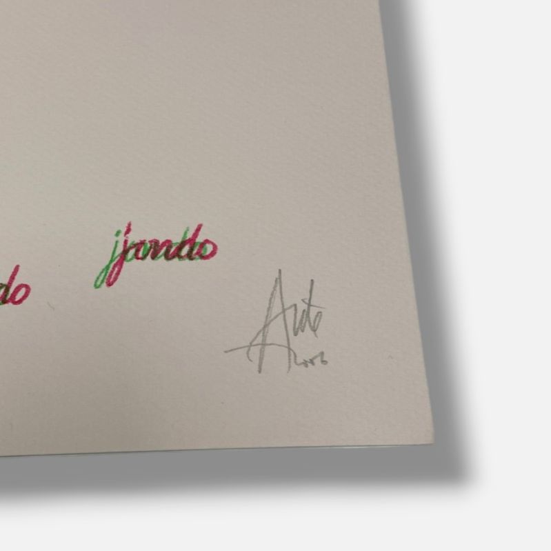 Luis Eduardo Aute "Lagrimas Hondas" 2006, Fine 3D Art Print | 60 x 40 cm.