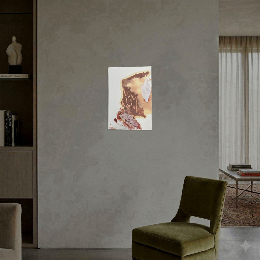 Carlos León Escudero "Sombra III" 2003, Limited Signed Wall Art, 27L x 19W cm