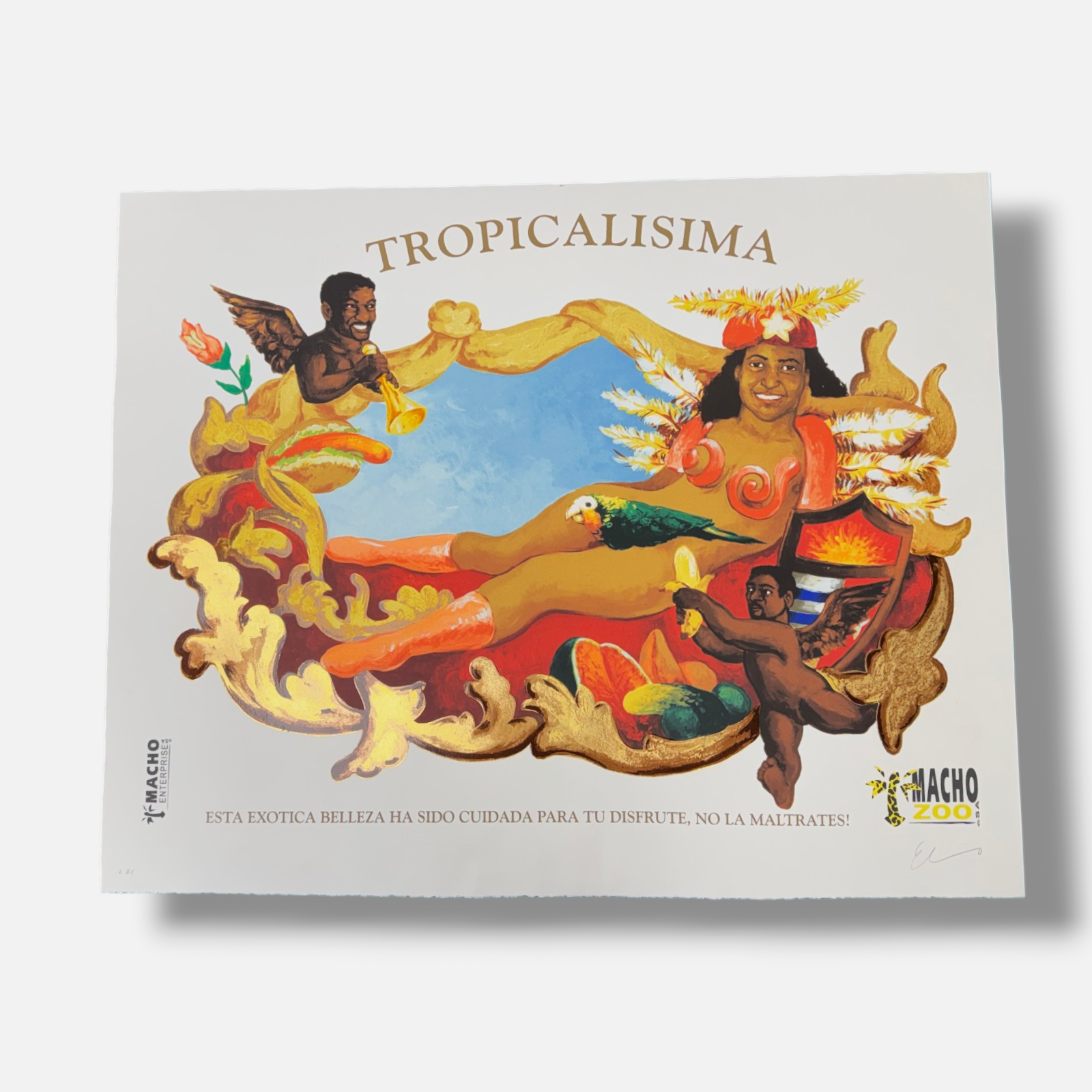 Elio Rodriguez "Tropicalisima" H.C. 2006, Limited Signed Wall Art Print