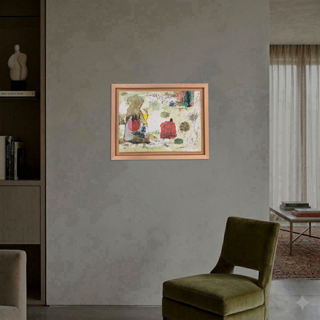 Jafar T. Kaki "Paisaje en Movimiento Urbano" Limited Signed Framed Wall Art