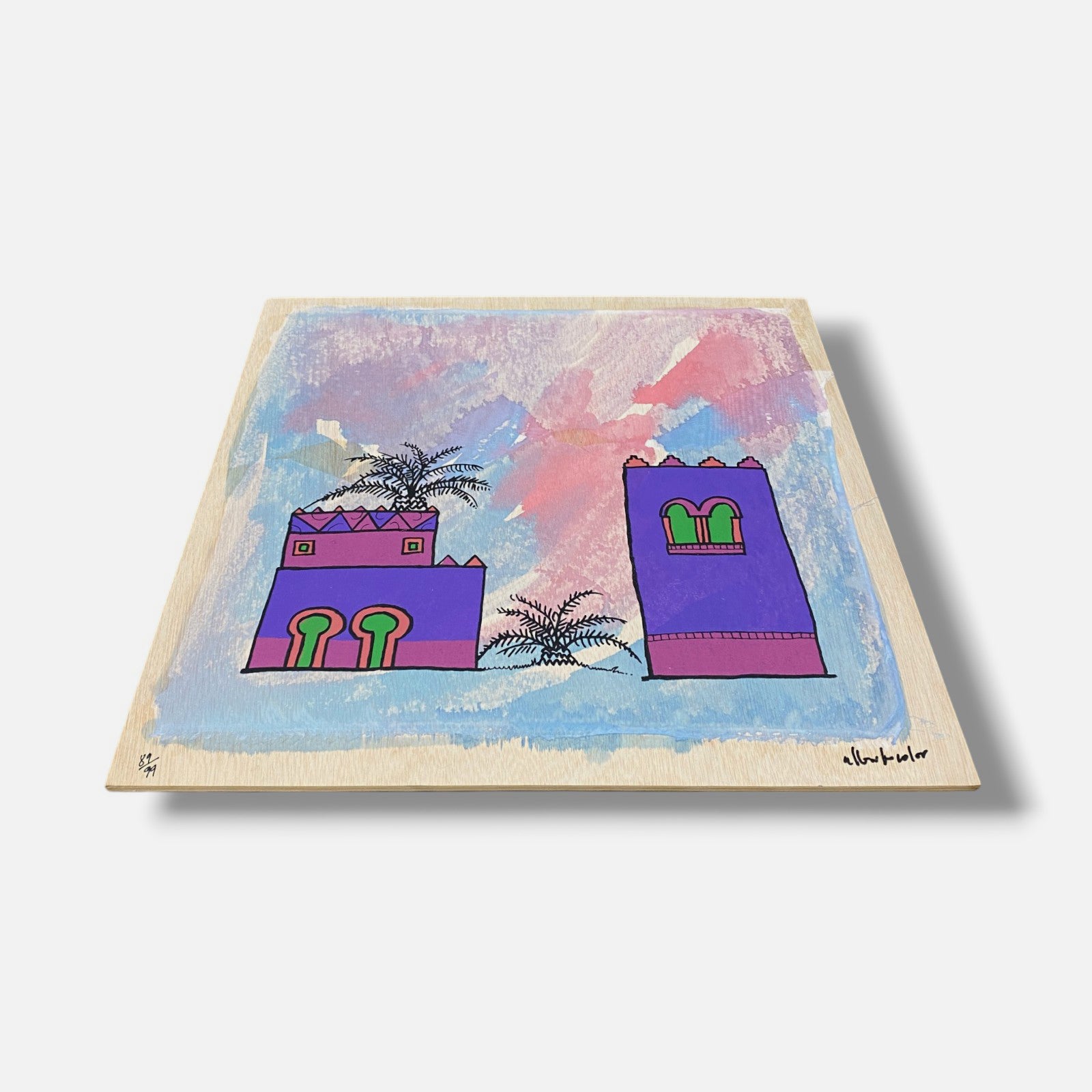 José Alberto López Sánchez "Palacio De Primavera" Fine Wall Art | 20" x 20" in