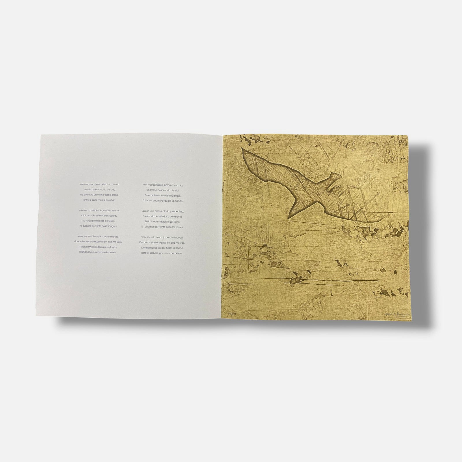 David De Almeida "Poemas Posibles" 2004, 7-Piece Fine Art Poem & Print Set