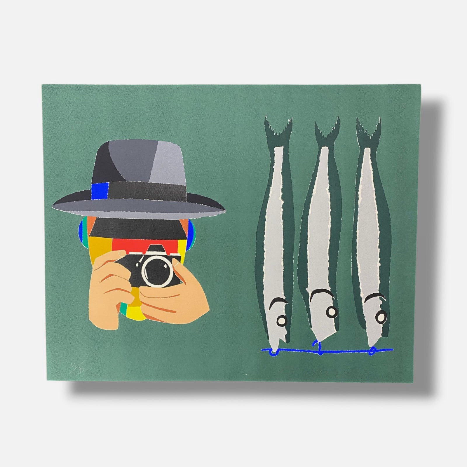 Eduardo Arroyo "Noticias Sin Importancia II" Limited Signed Fine Wall Art Print