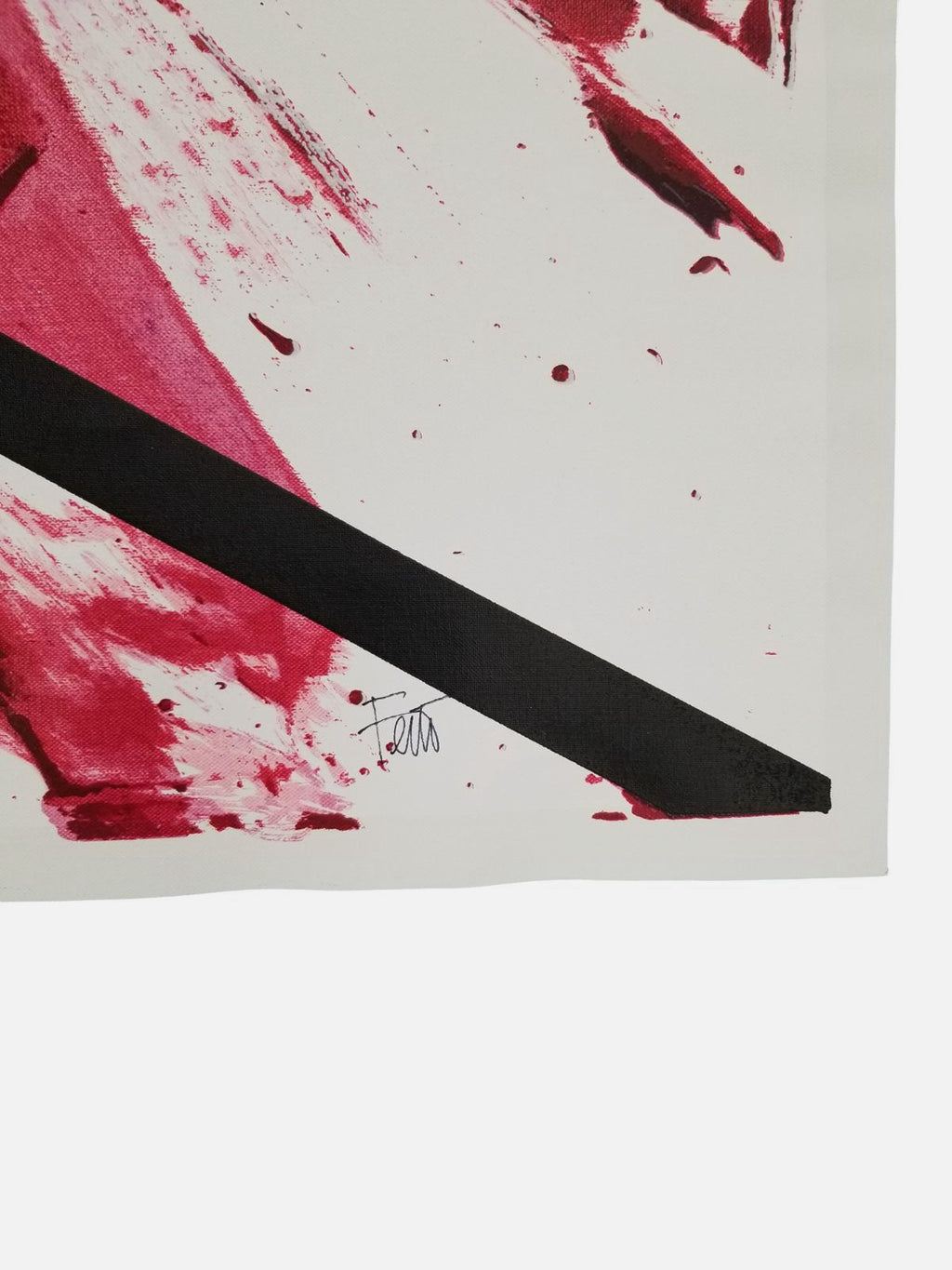 Luis Feito López "Oteruelo" 2002 Limited Signed Fine Wall Art 98 x 80 cm