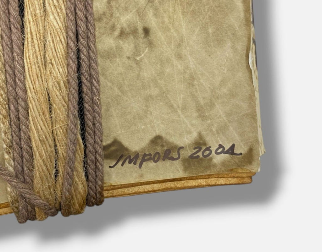 José Manuel Fors "Atados de memoria "D" 2004 Book Collage Fine Art