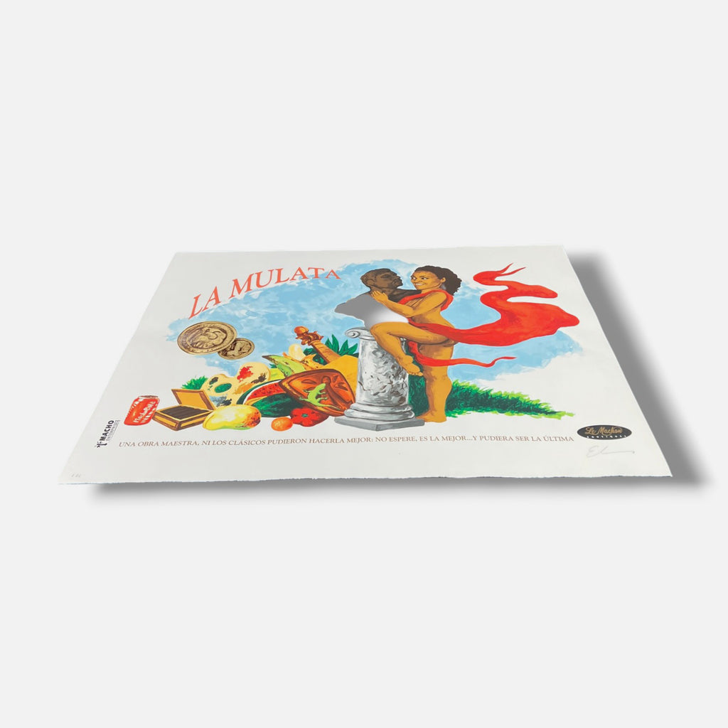 Elio Rodriguez "La Mulata" H.C. 2006, Limited Signed Wall Art Print, 100 x 80 cm