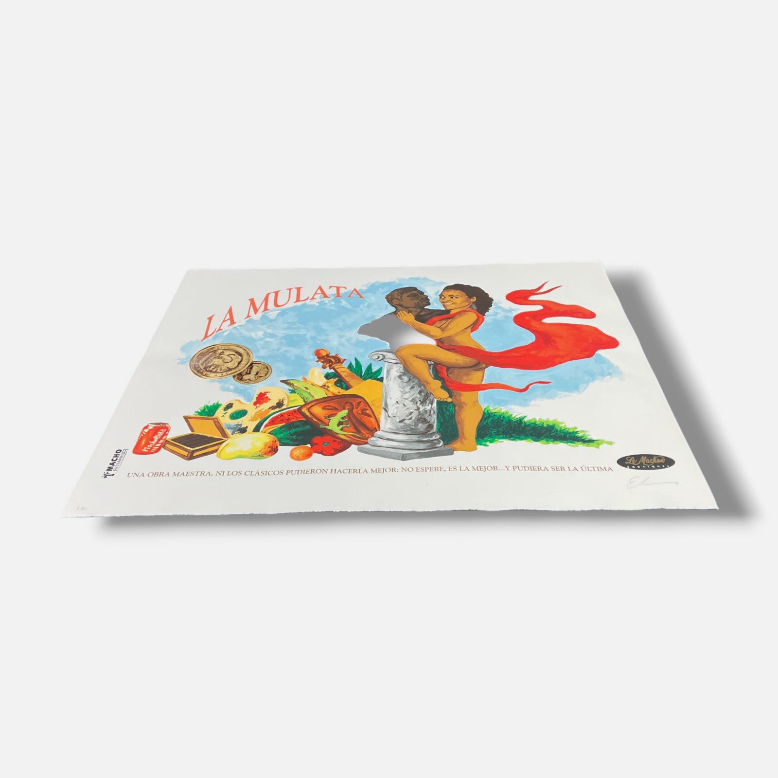 Elio Rodriguez "La Mulata" H.C. 2006, Limited Signed Wall Art Print, 100 x 80 cm
