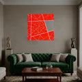 Natalia Cacchiarelli "Alteraciones 2003-03(roja)" Limited Signed Fine Wall Art