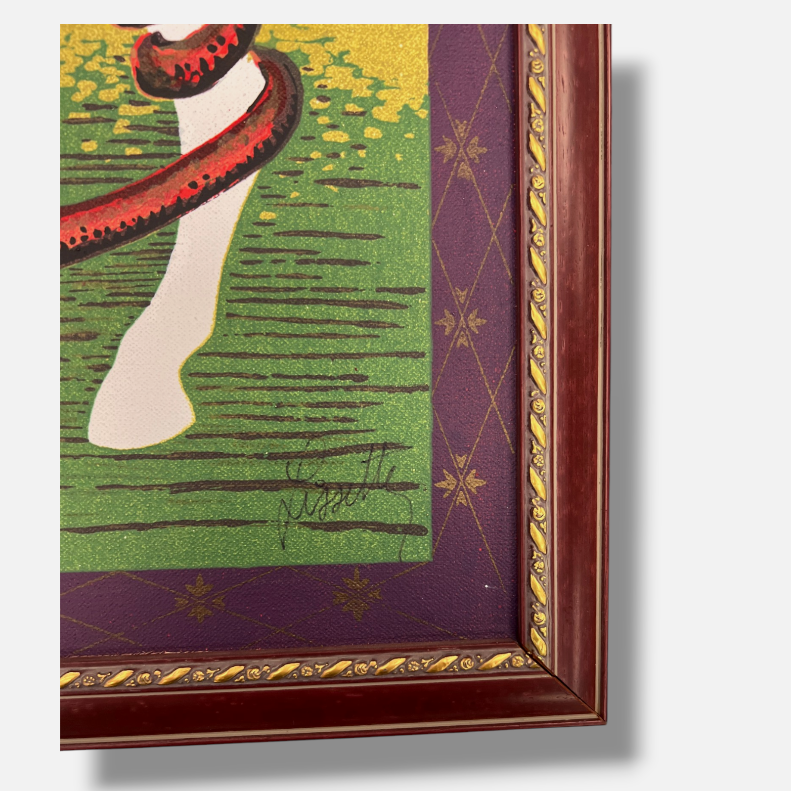 Lisette "La Mujer y El Dragon" P.T. 1997 Limited Signed Framed Fine Wall Art