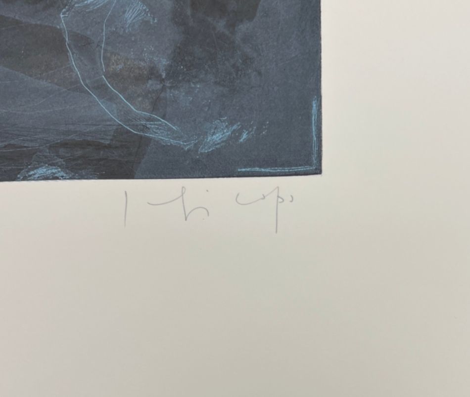 Joaquín Capa Eiriz "Espacio Negro" Limited Signed Fine Wall Art, 104L x 73W cm