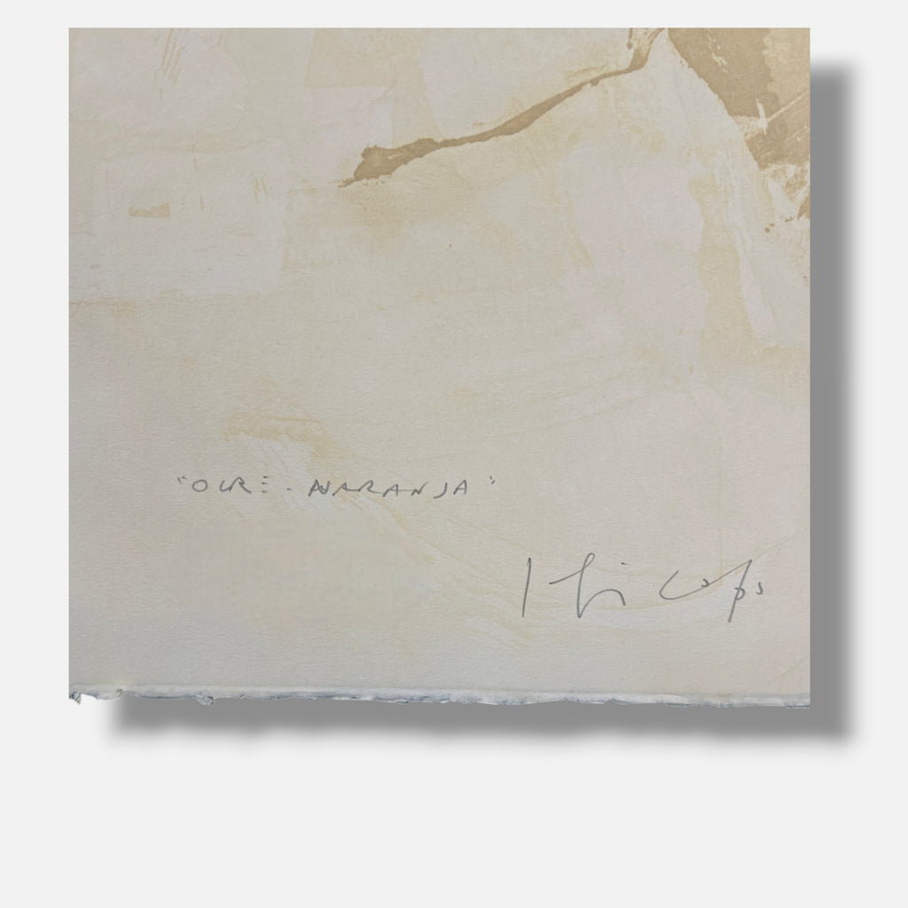 Joaquín Capa Eiriz "Ocre-Naranja" 2004 Limited Signed Fine Wall Art Print