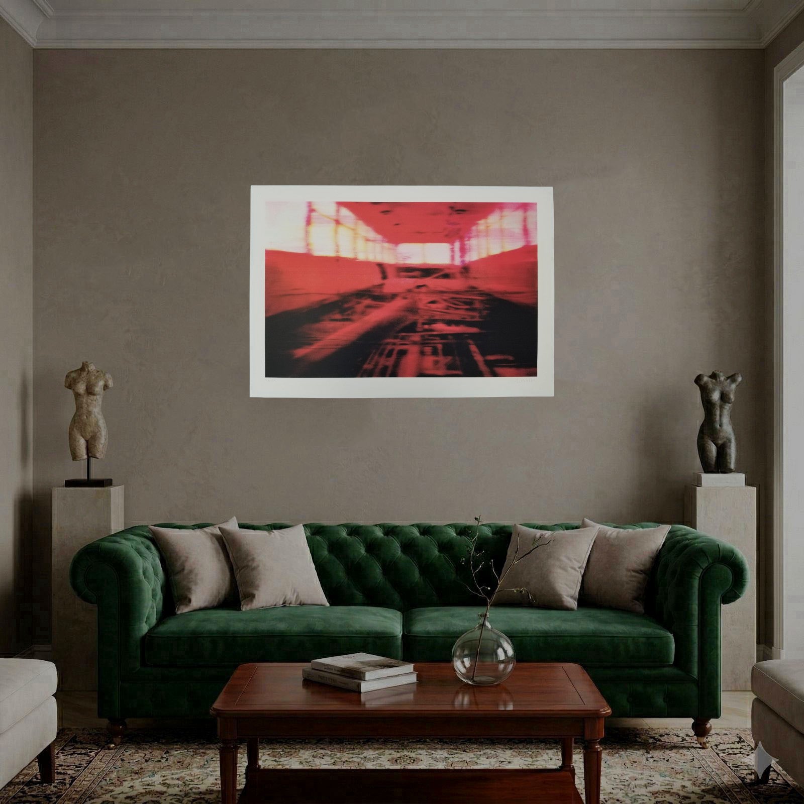 Eduard Resbiere Vázquez "Troley Rouge" 2006 P.E. Limited Signed Wall Art Print