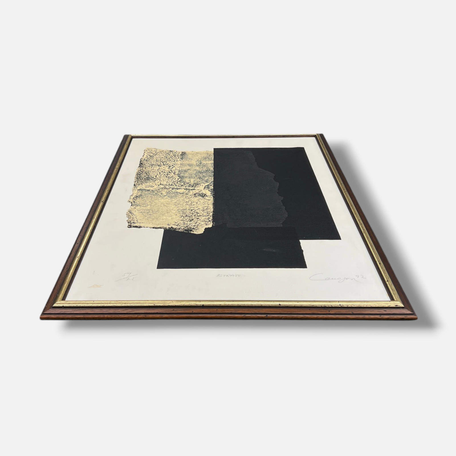 Rafael Canogar Gómezl "Estrato" 1997, Limited Signed Fine Wall Art