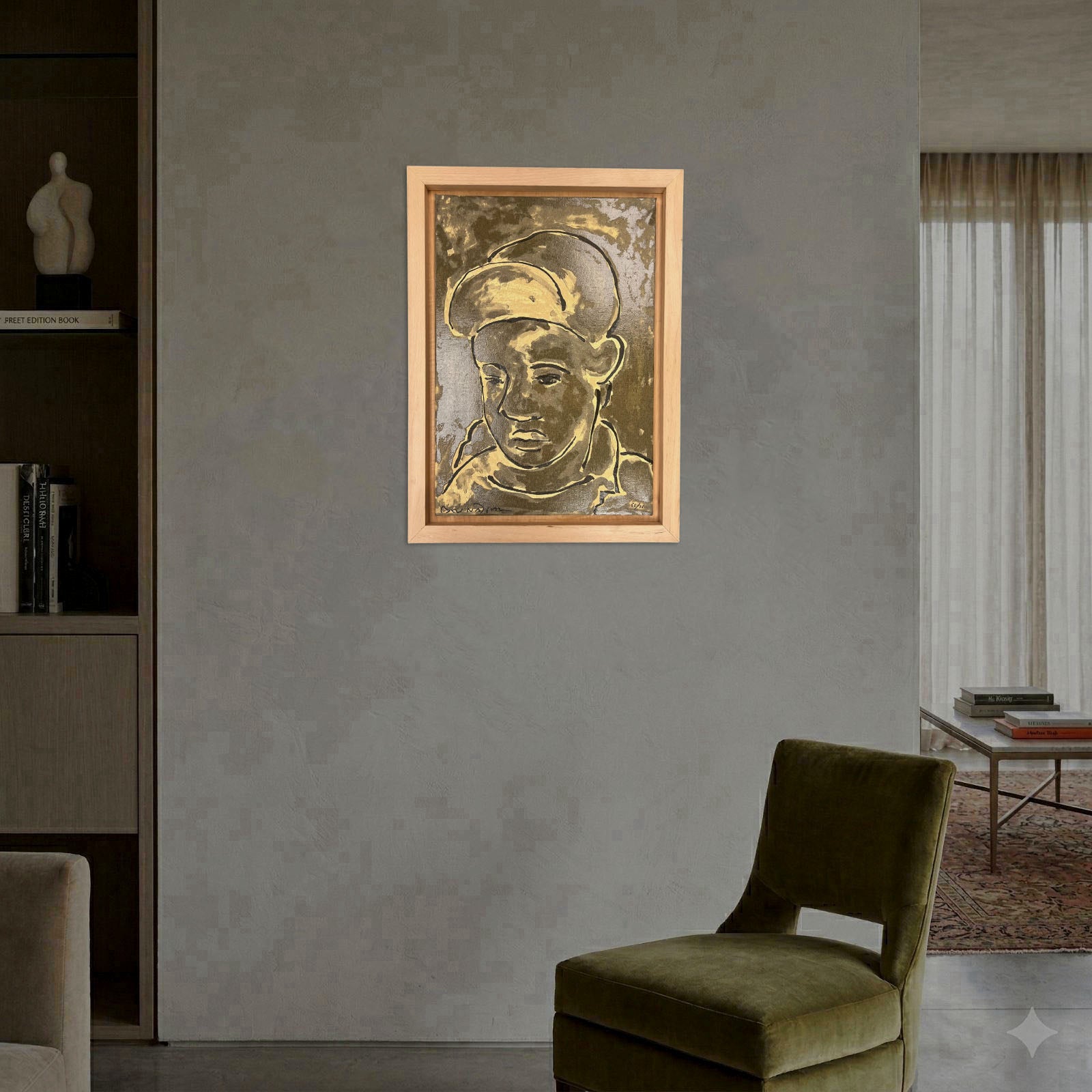 Joan Bennàssar "Joven en Noviembre" 1998 Limited Signed Fine Wall Art
