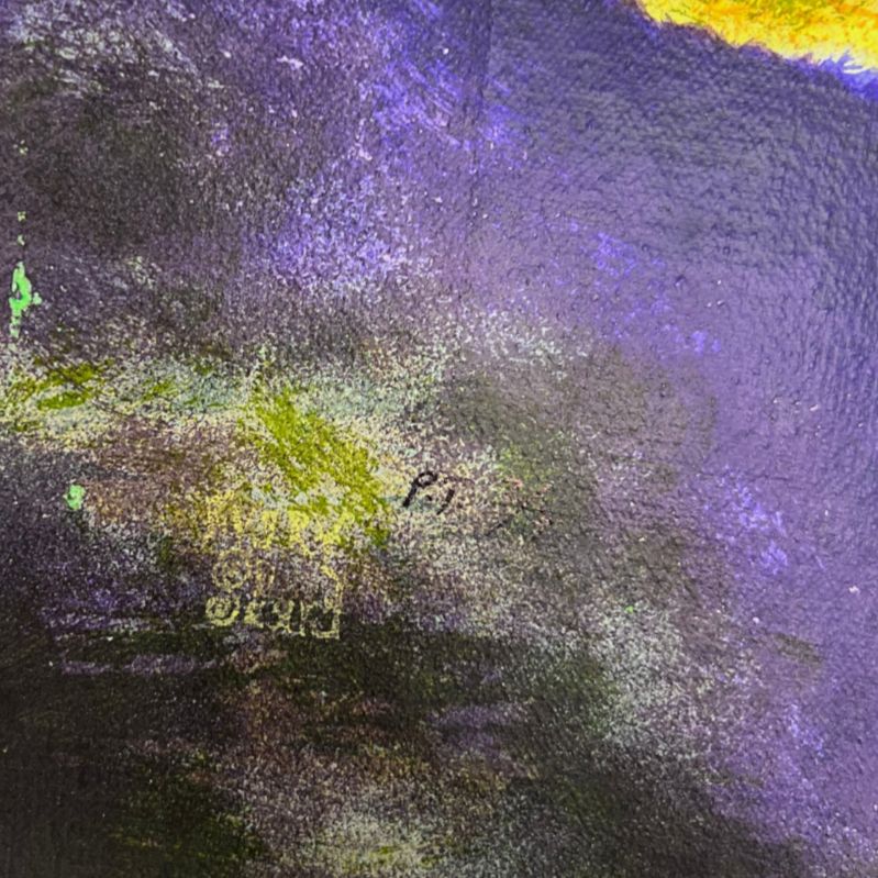 Zoltan Szabo "Puro Aire Nocturno" P.T. 2002 Limited Signed Framed Wall Art Print