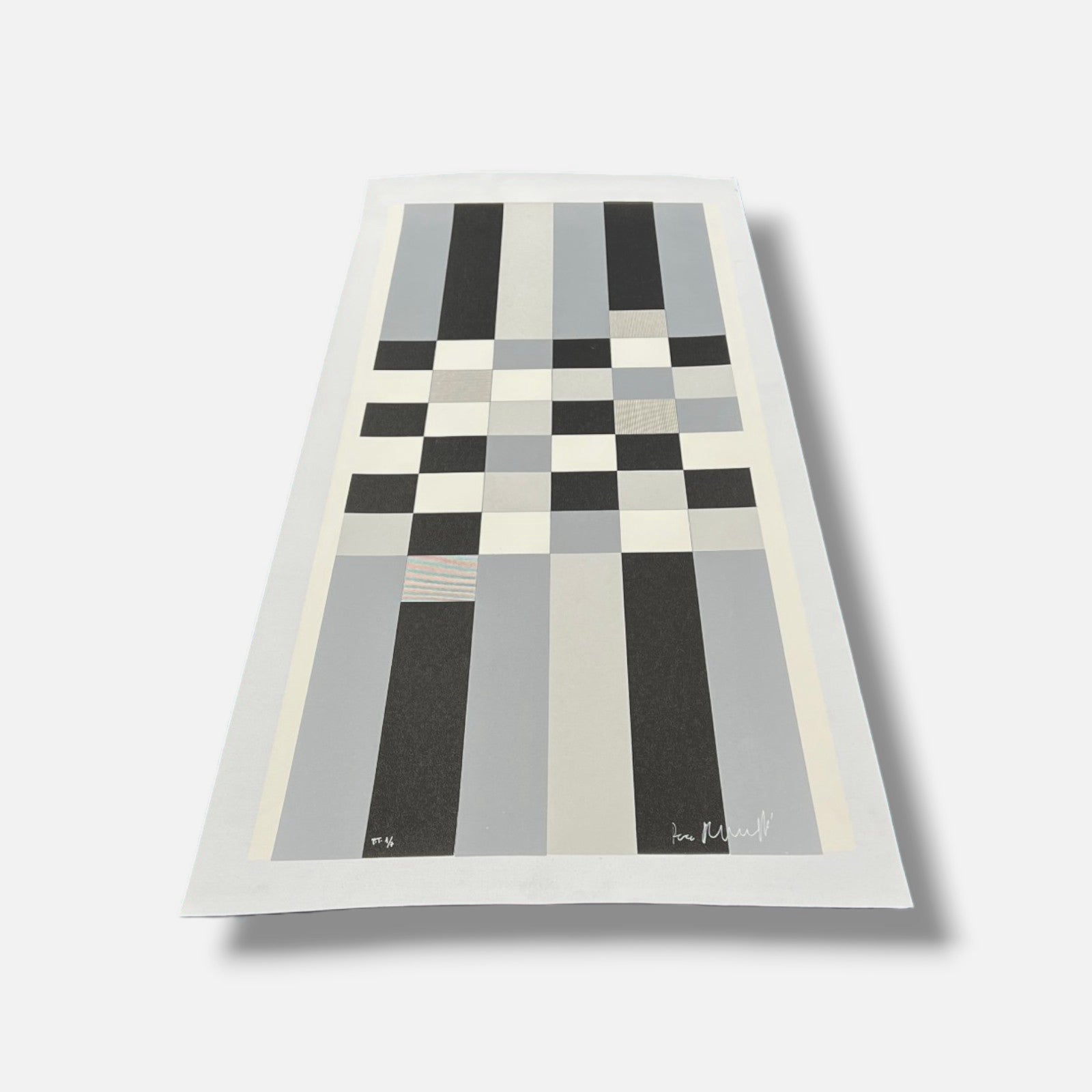 Fco. González Almengló "Oh! Malevich" P.T. 2000 Limited Signed Wall Art 115x42cm