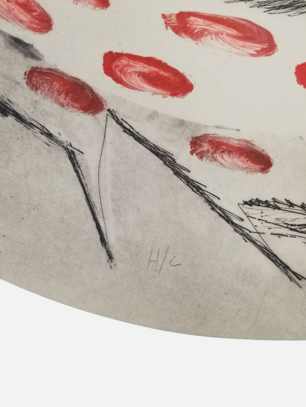 Cristóbal Gabarrón Betegón "Elemento Mar Blano" H.C. Limited Signed Wall Art