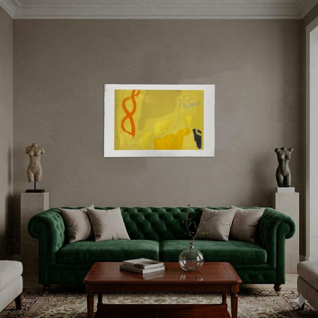 Joaquín Capa Eiriz "Piramide Amarilla" 1999 Limited Signed Fine Wall Art Print
