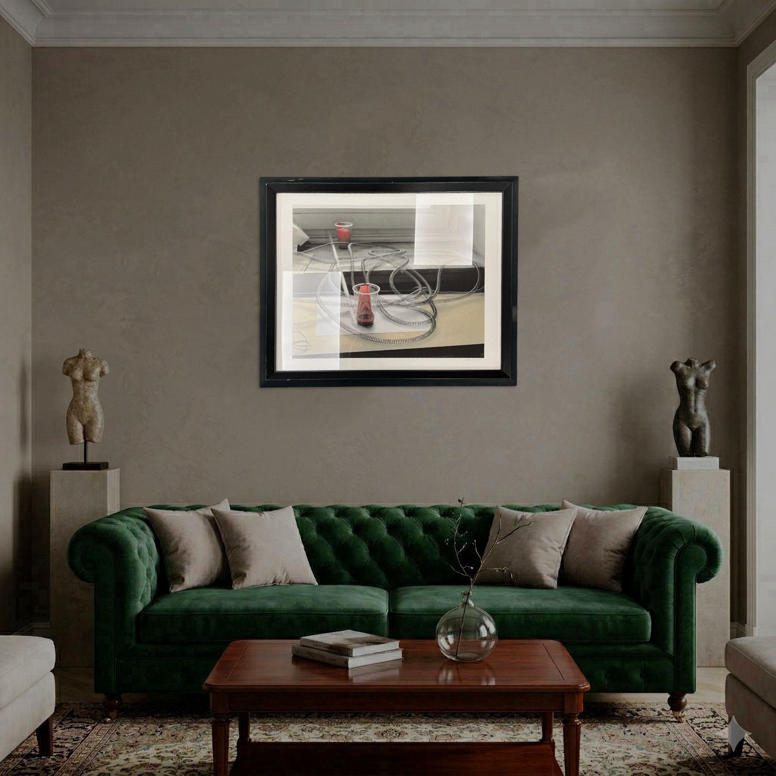 Monika Brandmeier "Spirale" 2004 Limited Signed Wall Art Print, 87L x 70W cm
