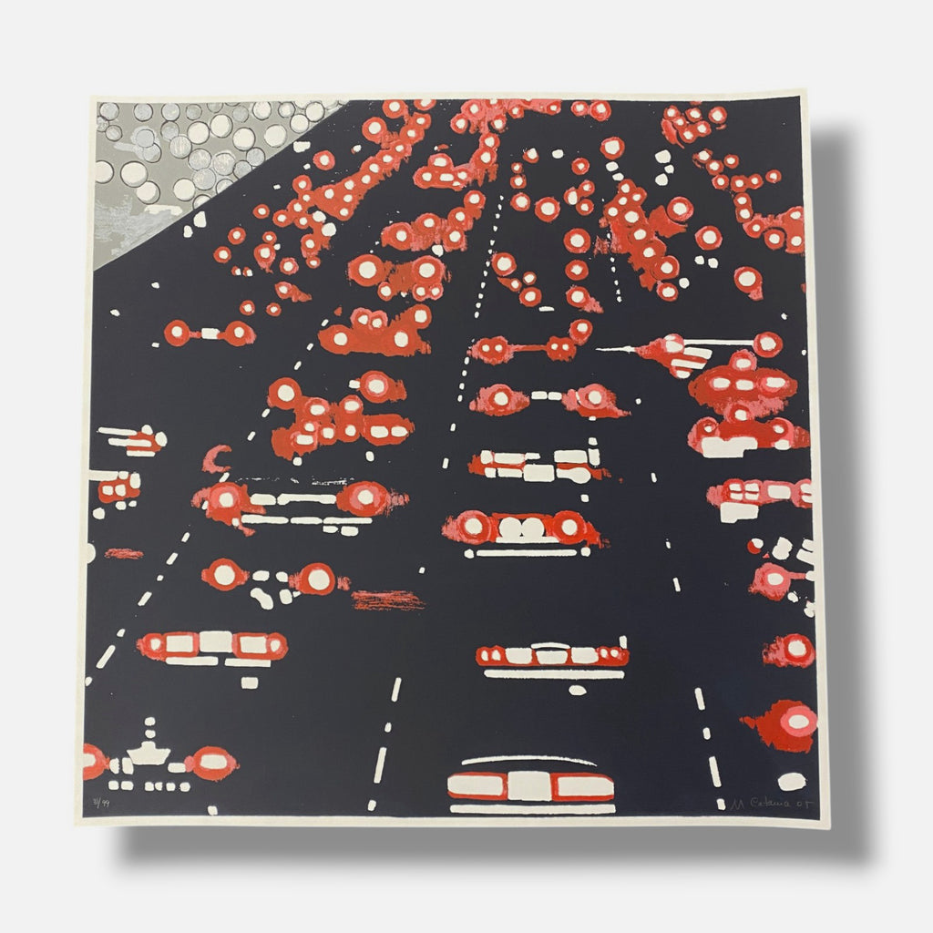 Domenico Catania "Black Out" 2005, Fine Wall Art Print 4-Piece Set | 70 x 70 cm