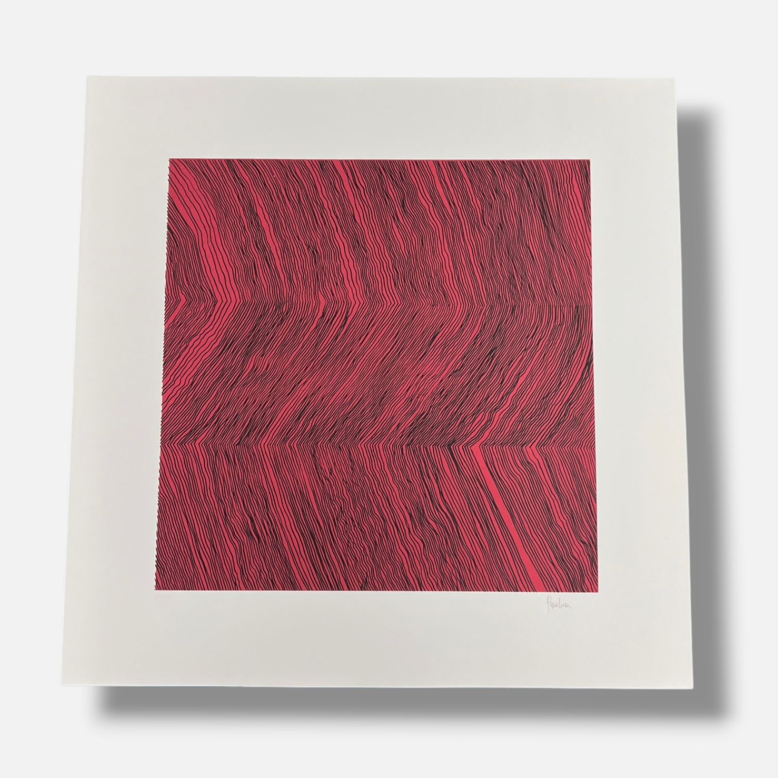 Fernando García Correa "5050RO" 2004, Limited Signed Fine Wall Art 70 x 70