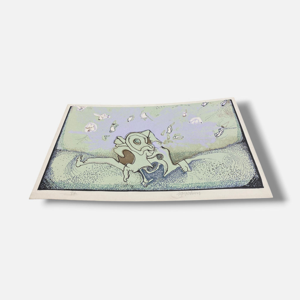 Julio Zachrisson Acebedo "Verde Agua" P.A., Fine Art Print | 35 x 25 cm