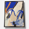 Josep Guinovart "Azul. y Reflejo" 1997 Limited Signed Fine Wall Art Print