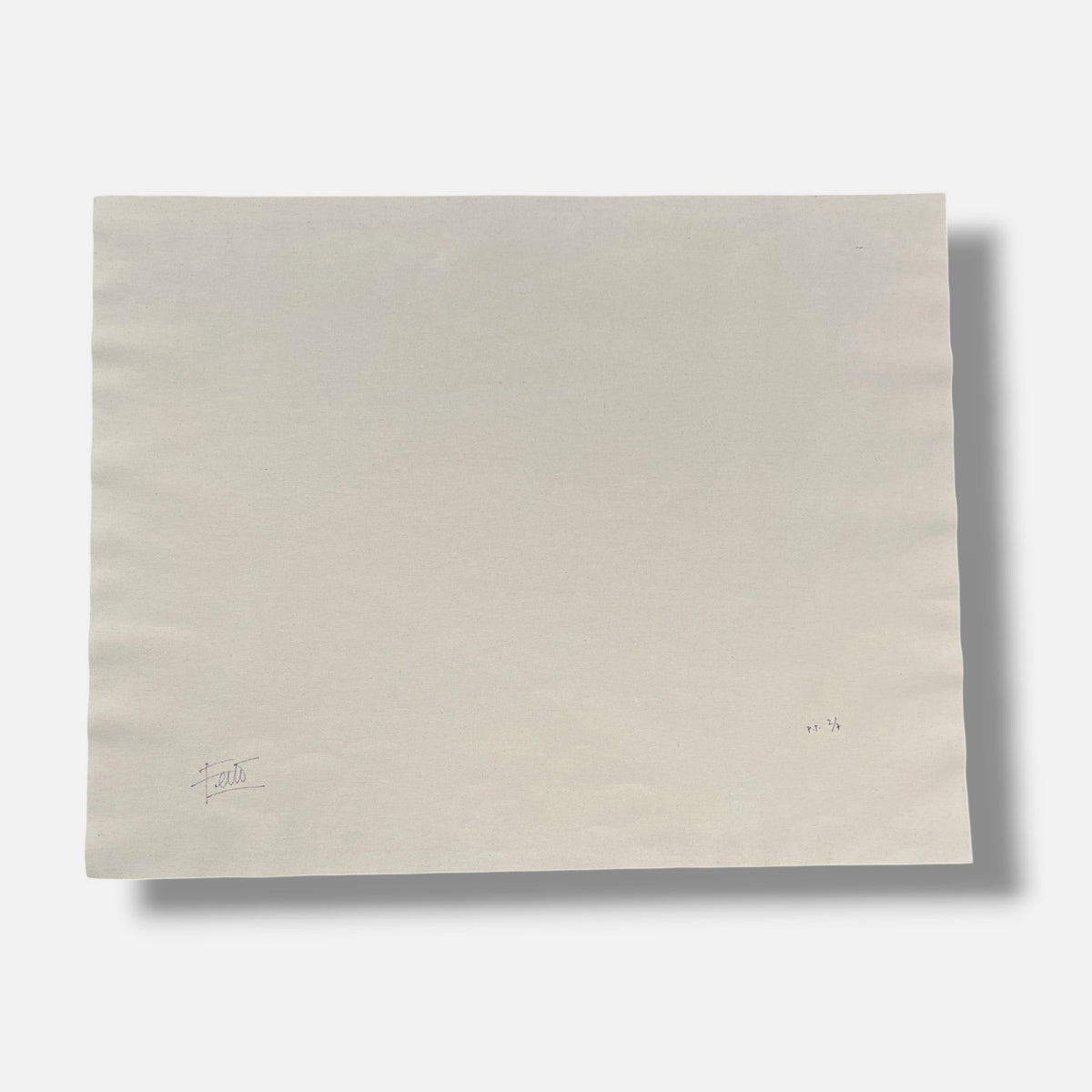 Luis Feito López "Valle de Lozoya III" 2003 P.T. Limited Signed Fine Wall Art