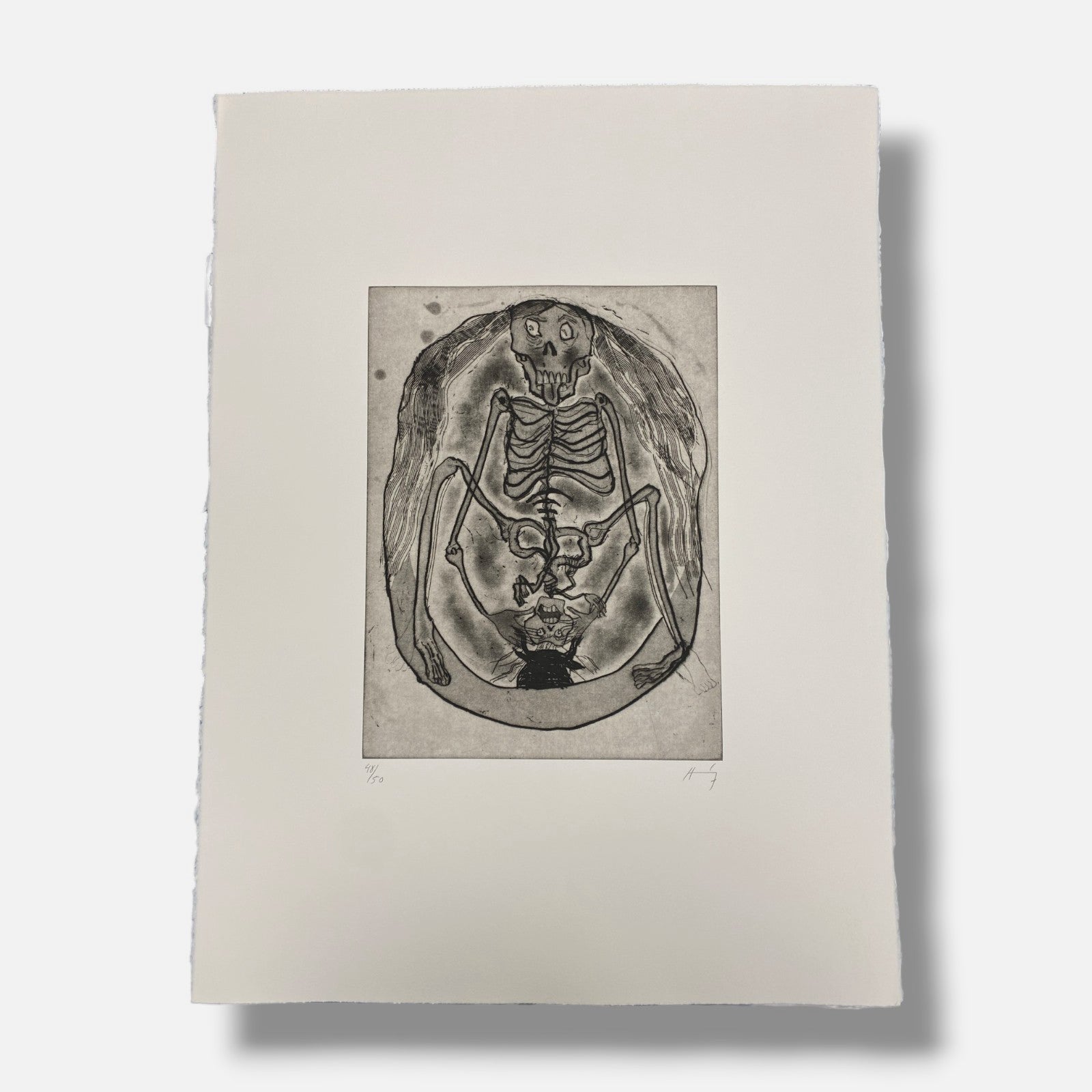 Sergio Hernández "Sueño De La Muerte" 9-Piece Fine Wall Art Set | 11.6 x 15.6 in