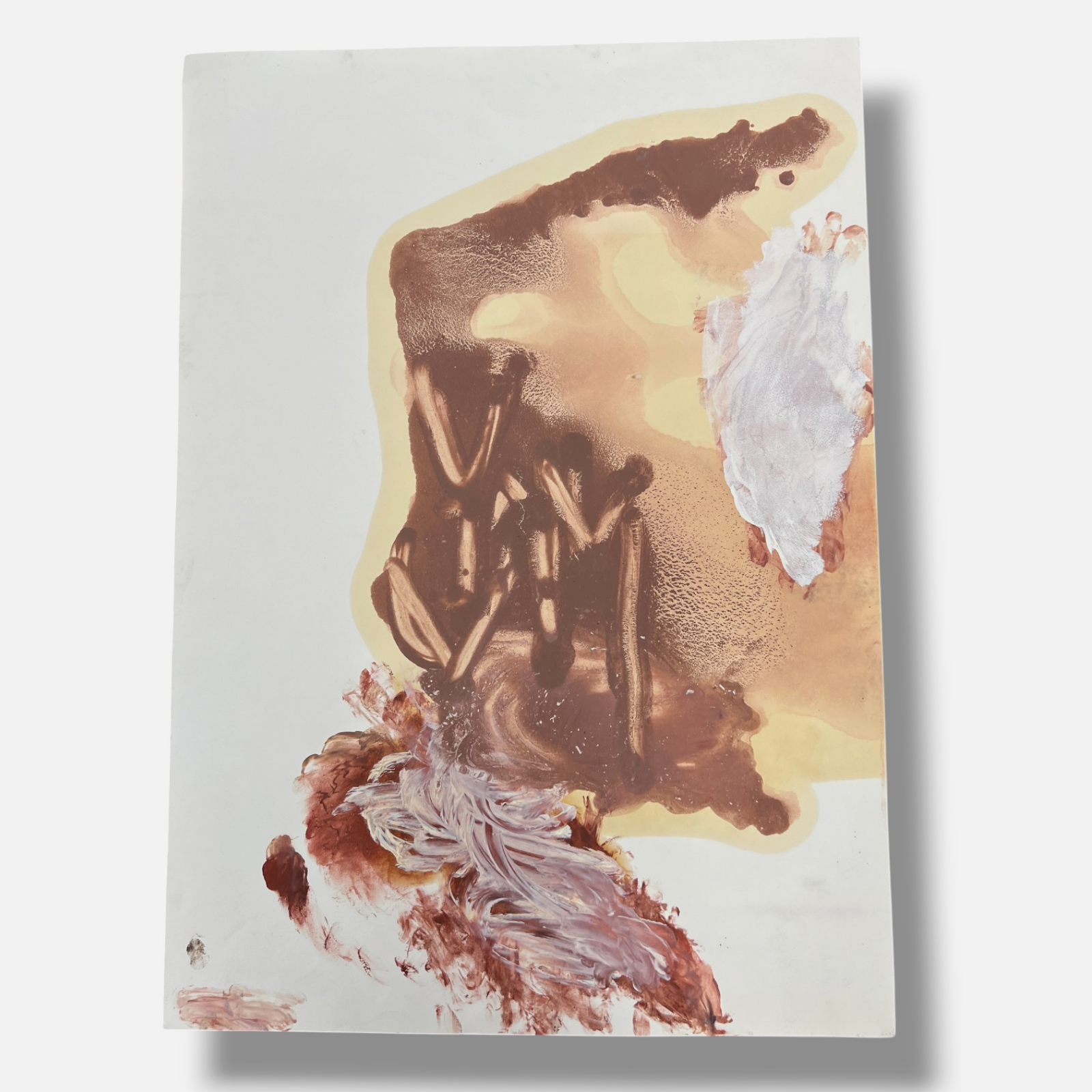 Carlos León Escudero "Sombra III" 2003, Limited Signed Wall Art, 27L x 19W cm