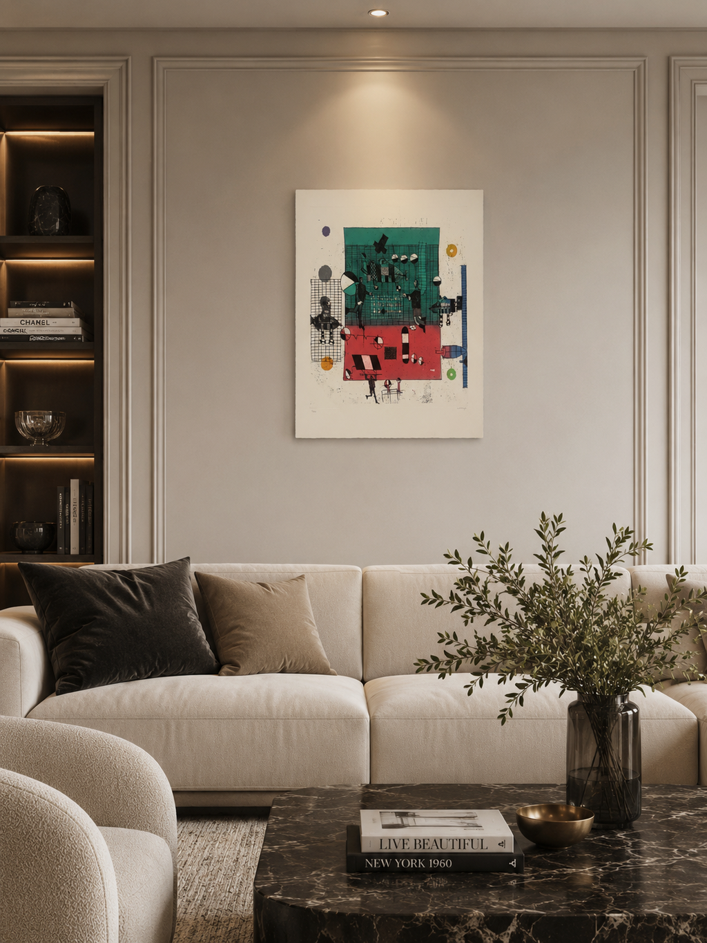 Antonio Lorenzo Carrión "Los Ayudantes" 2003 Limited Signed Fine Wall Art 65x50