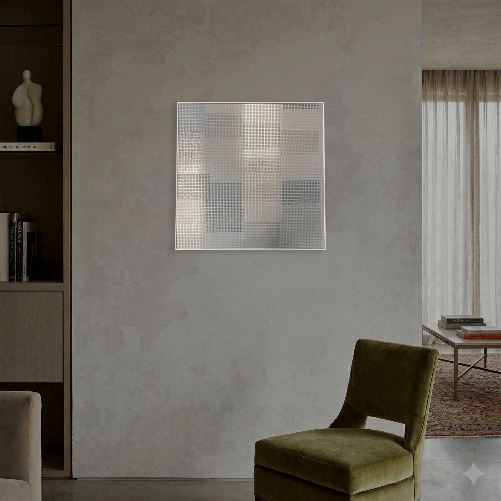 Daniel Lupion Romero "Sin Titulo (Dedra)" 2001 Limited Framed Wall Art, 71x71 cm