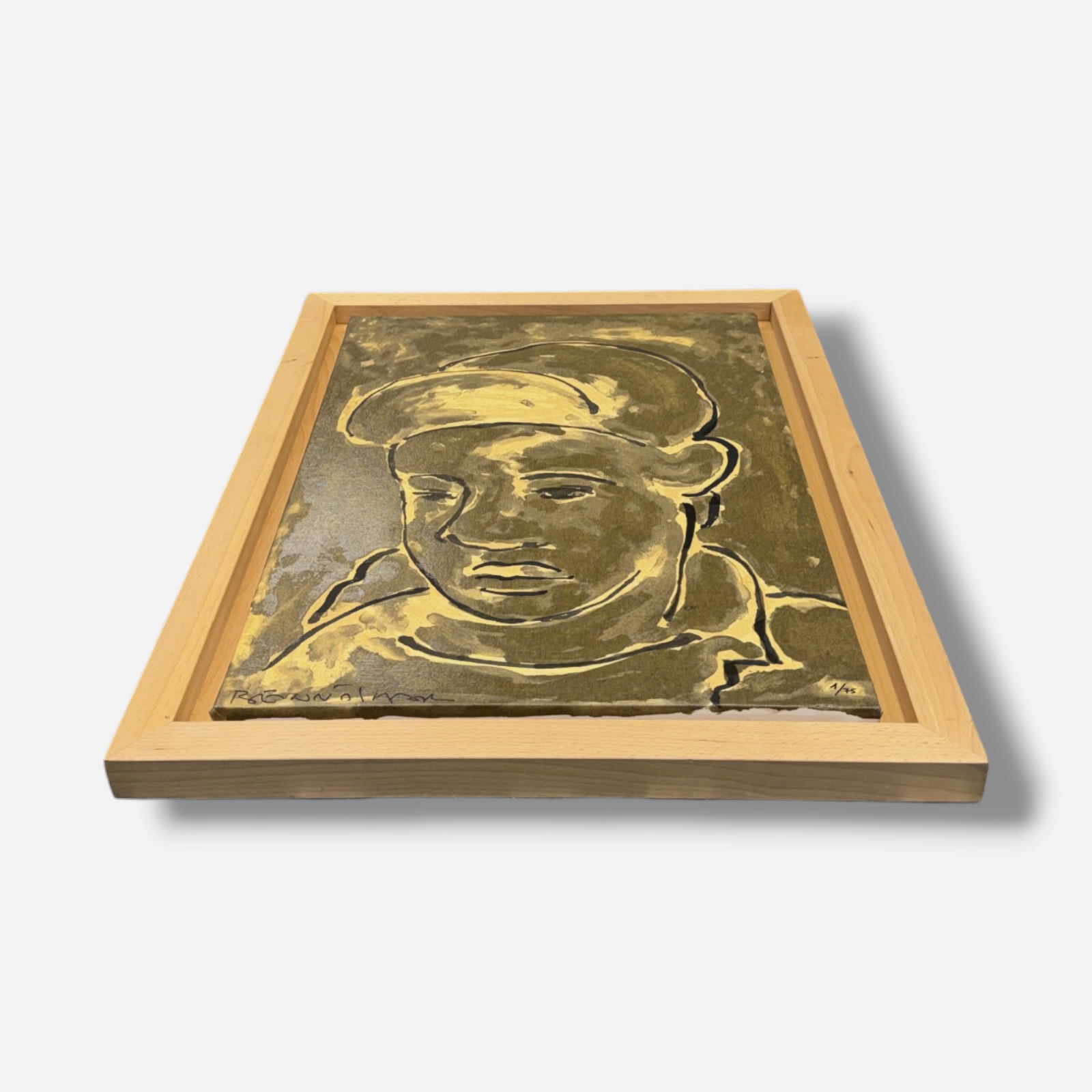 Joan Bennàssar "Joven en Noviembre." 1998 Limited Signed Fine Wall Art