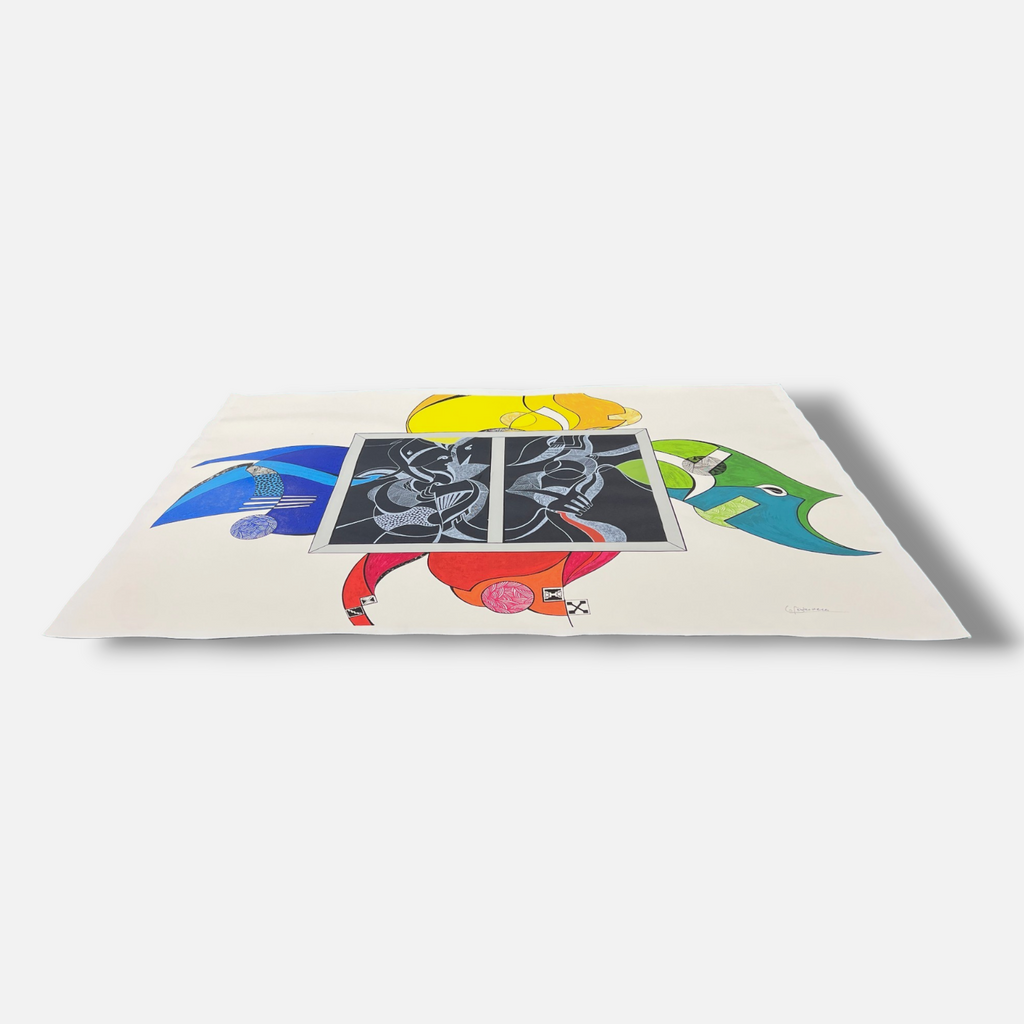 Luis Arias Vera "Silencio Invadido" 2002 Limited Signed Wall Art