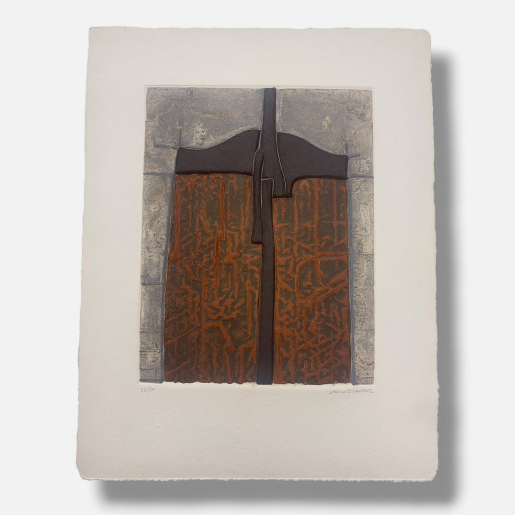José Luis Sánchez "Confluencias" 2001 Limited Signed Wall Art Set 65L x 50W cm
